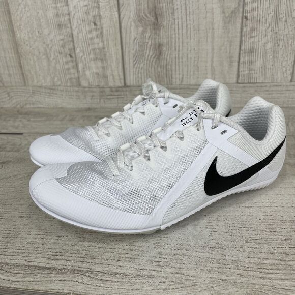 Nike Rival Track Field Spikes Multi-Event Shoes DC8749-100 White Men’s Size 8.5 main image 5